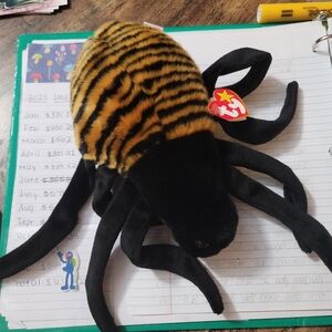 1999 TY Spinner the Spider Beanie Buddy